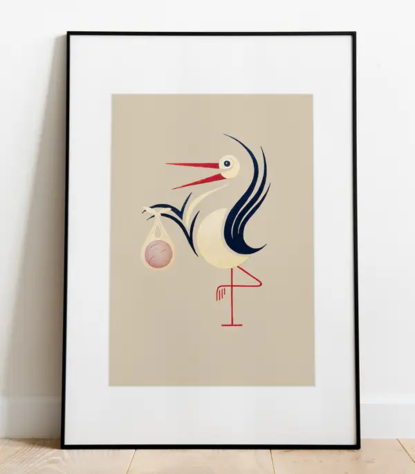 ART PRINT - Storch